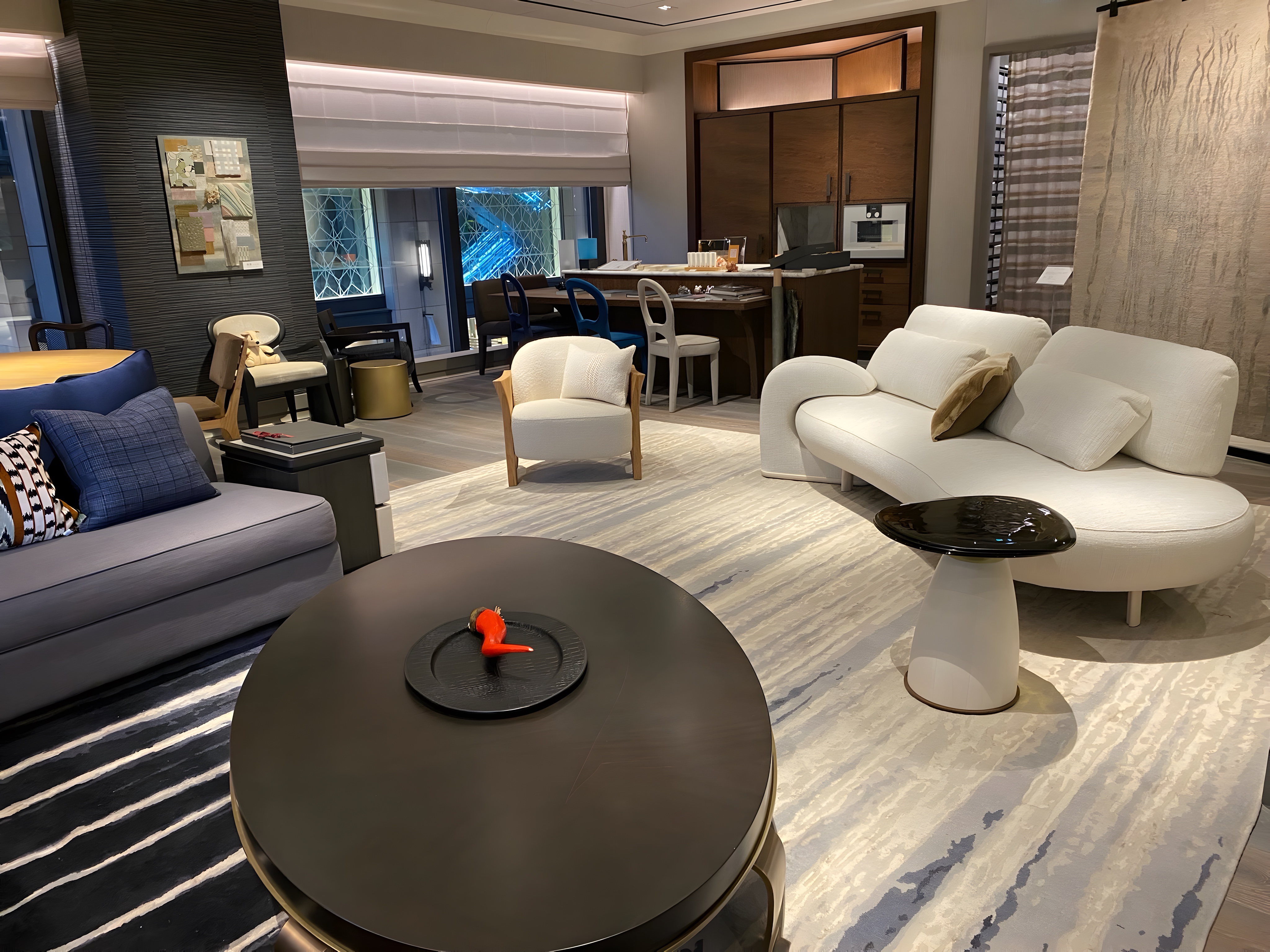 Furniture in the Tomita showroom